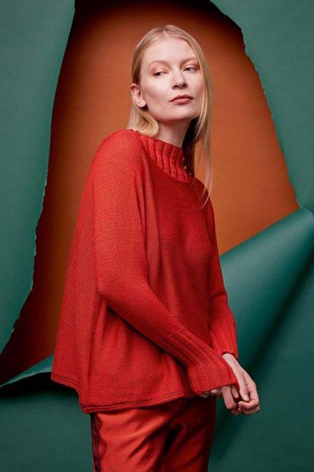 Anleitung Nr. 18878 Pullover "Samantha" aus Classic Silk (Lang Yarns)