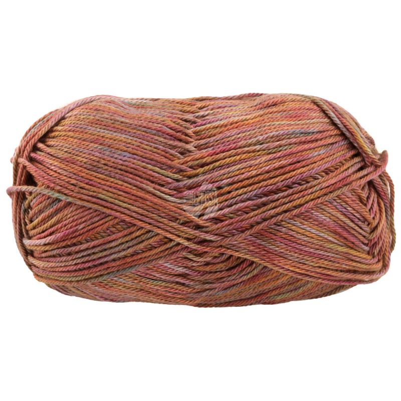 265 Rot/Orange/Graugrün meliert