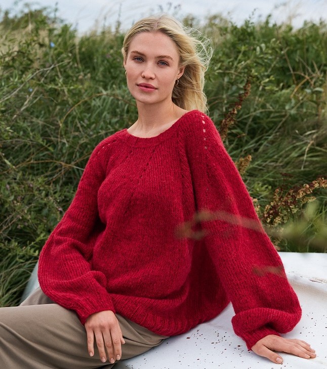 Anleitung Nr. 17885 Rundpassenpullover aus Airy