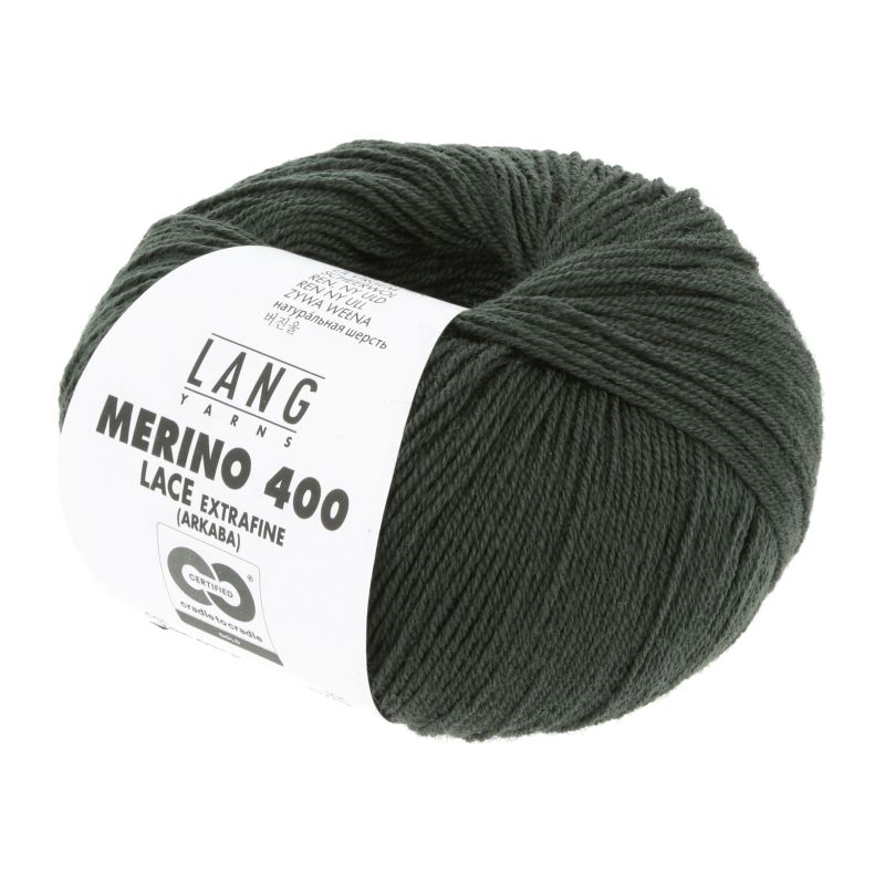 796.0318 tannengrün (Merino 400 Lace)