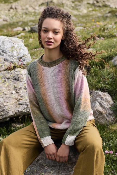 Anleitung Nr. 19110 Pullover aus Gomitolo Fumo
