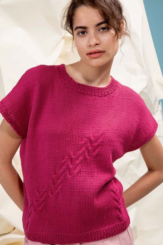 Anleitung Nr. 19295 Shirt aus AMIRA LIGHT (Lang Yarns)