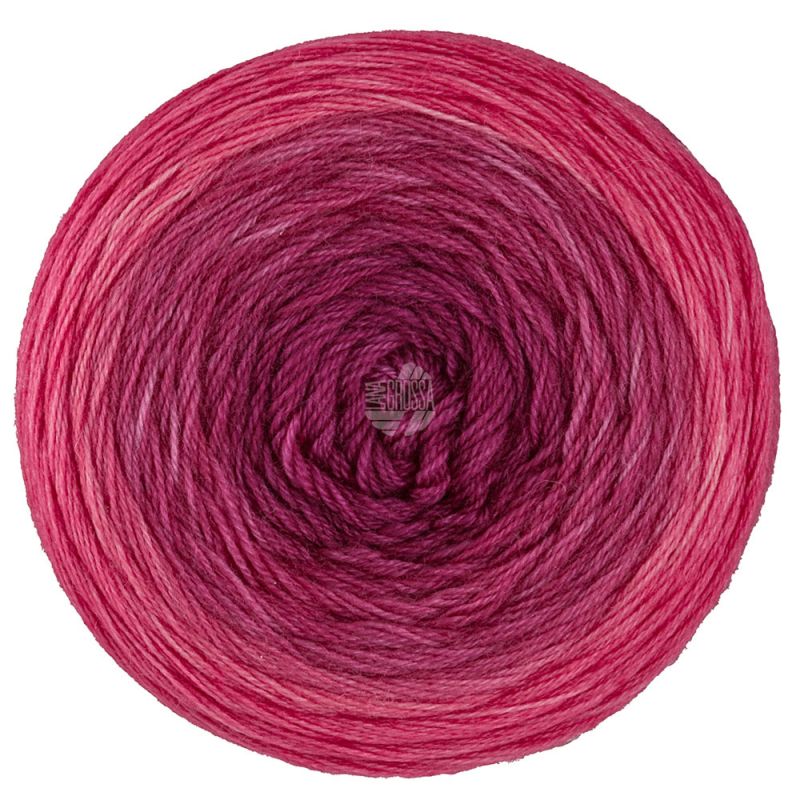 408 Bordeaux/Wein-/Orientrot (Merino Lace Aquarell Ton in Ton)
