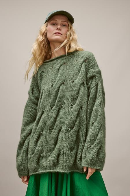 Anleitung Nr. 19242 Oversized-Sweater aus Mohair di Gio