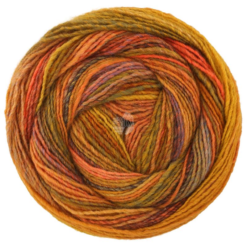244 Orange/Nougat/Ocker/Graublau/Hell-/Dunkel-/ Rotbraun/Koralle