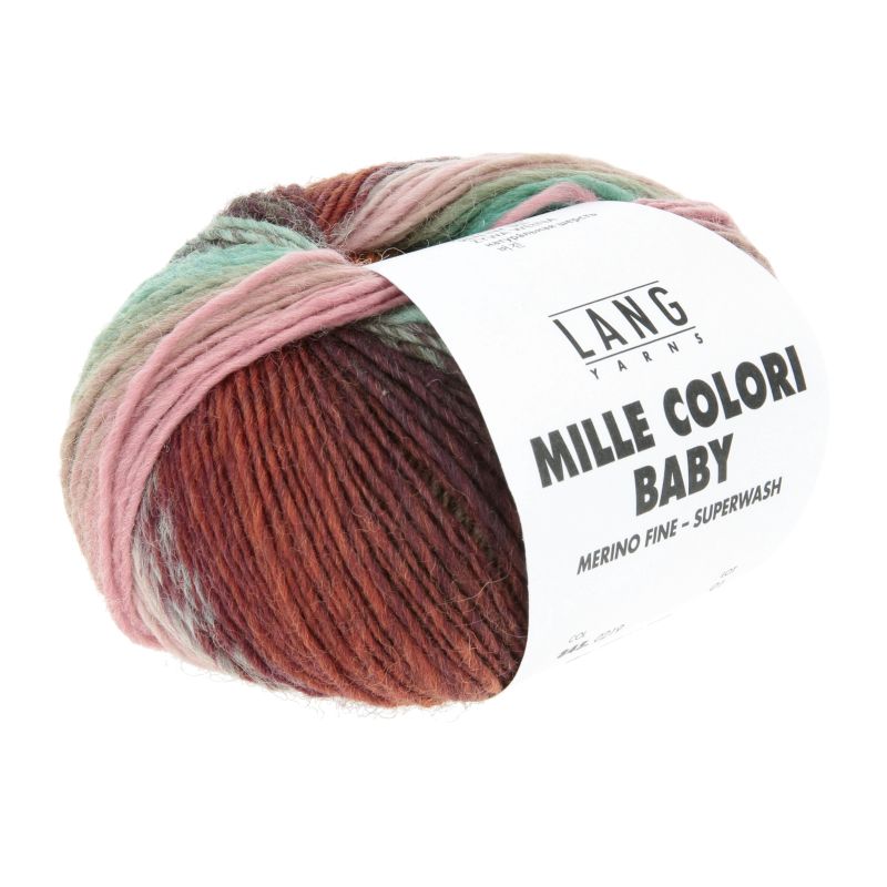 219 helltürkis/aubergine/melone (Mille Colori Baby)