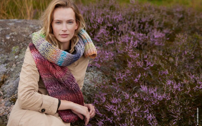 Anleitung Nr. 19185 Schal aus Pappagallo