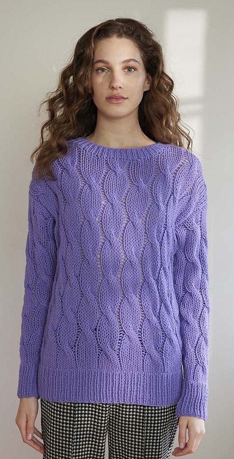 Anleitung Nr. 19989 Sweater "Priscilla" aus Cashmere+