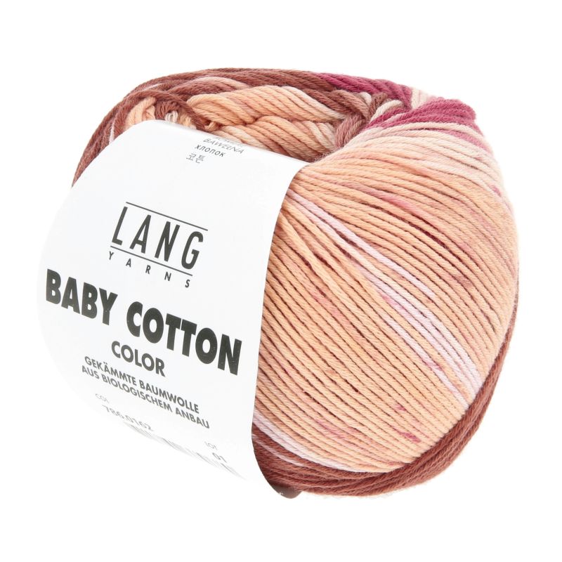 786,0162 WEINROT/APRICOT/BRAUN  (Baby Cotton Color)
