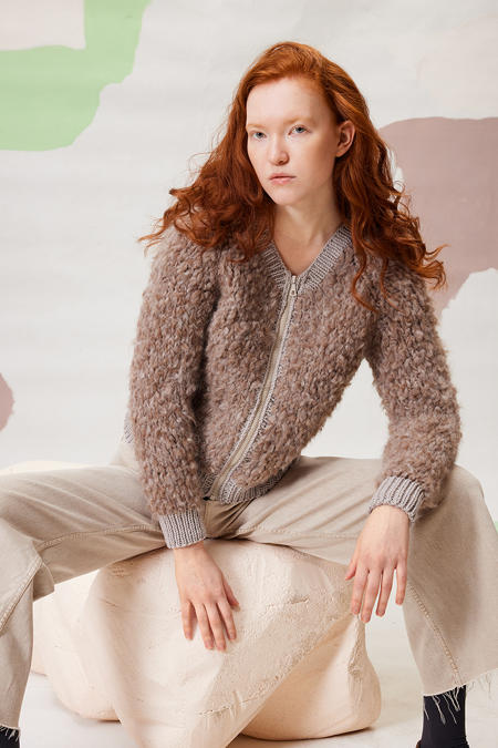 Anleitung Nr. 19800 Jacke "Perdita" aus Shirley & Merino 70 (Lang Yarns)