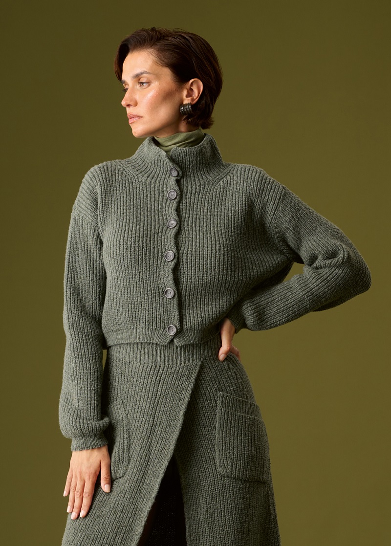 Anleitung Nr. 19963 Jacke aus Cashmere 16 Fine