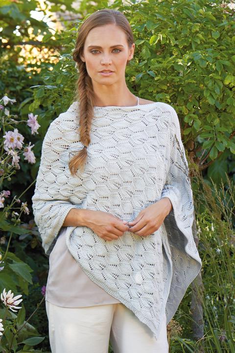 Anleitung Nr. R15381 Poncho "Delphine" aus Summerlite 4ply