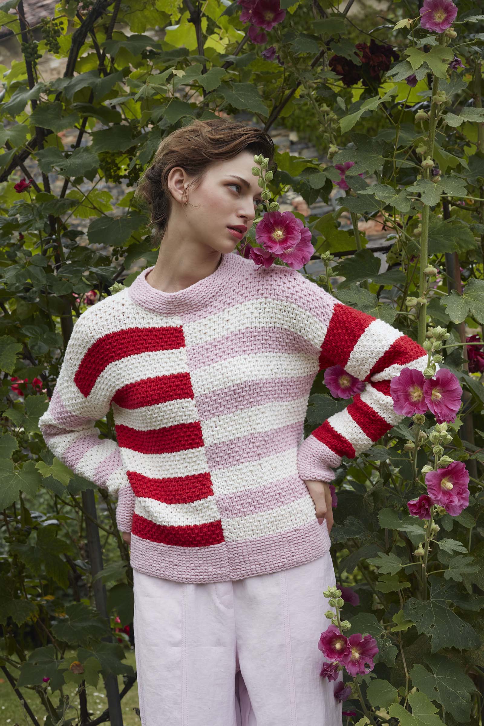 Anleitung Nr. 17415 Pullover aus Bliss  (Lang Yarns Wooladdicts)