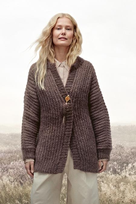 Anleitung Nr. 19254 Cardigan aus Mohair di Gio