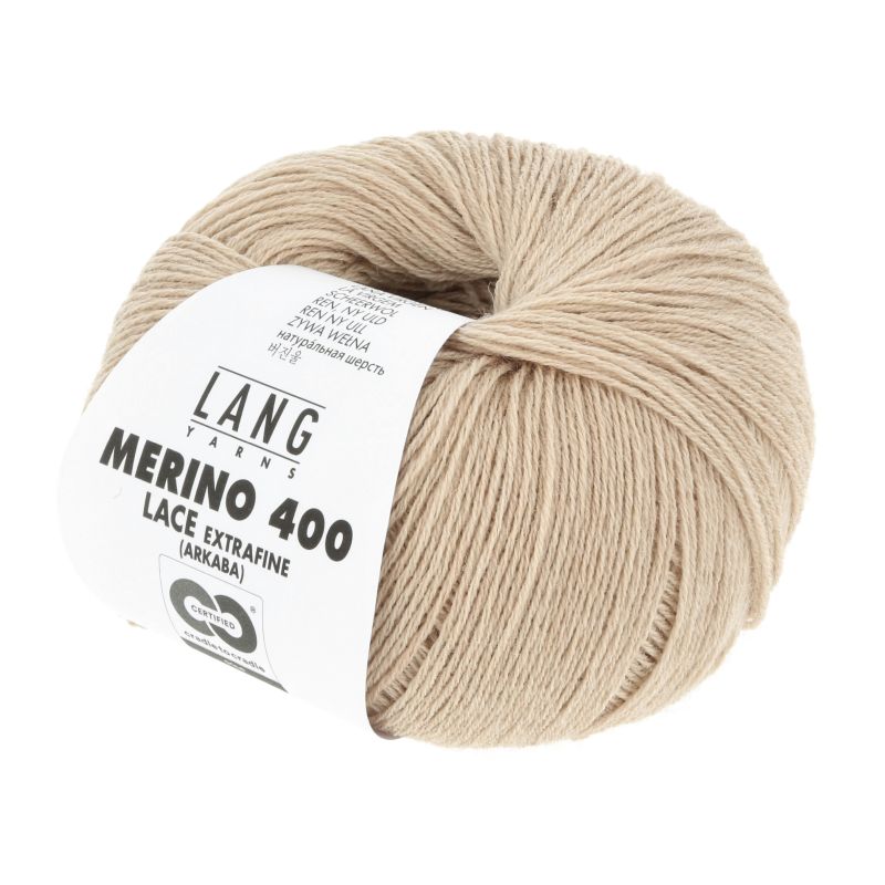 796.0326 beige melange (Merino 400 Lace)