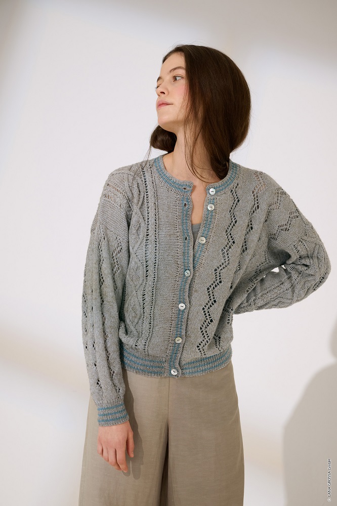 Anleitung Nr. 18493 Cardigan aus Diversa