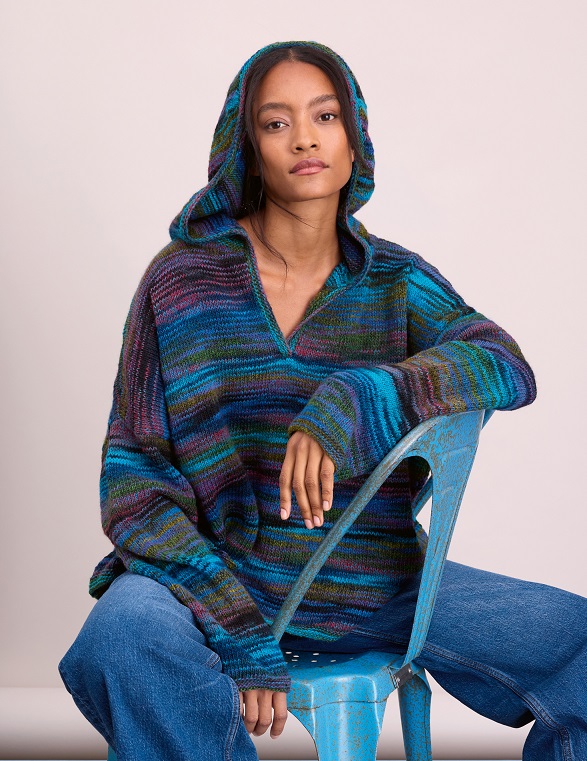 Anleitung Nr. 19915 Hoodie Oversized aus Gomitolo Disegno