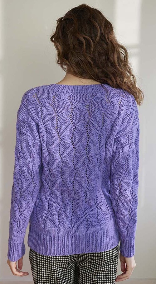 Anleitung Nr. 19989 Sweater "Priscilla" aus Cashmere+