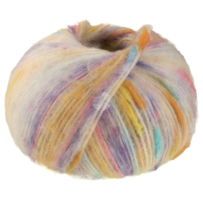 08 Rohweiß/Orange/Violett/Hellblau/Gelb (Cassata)