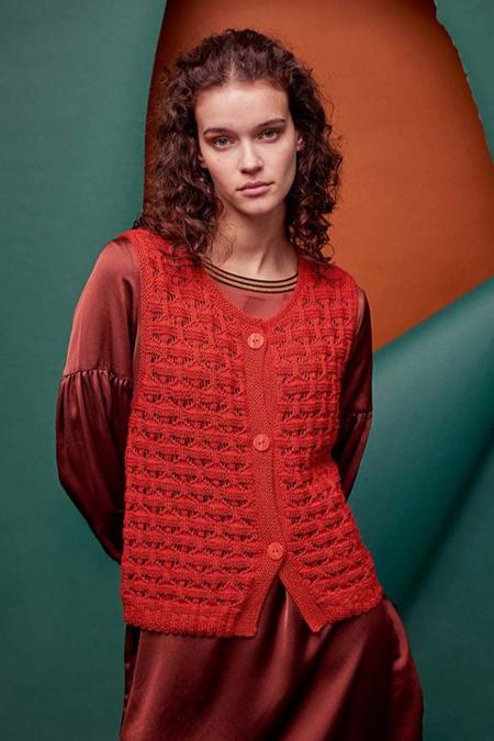 Anleitung Nr. 18877 Weste "Ashanti" aus Classic Silk (Lang Yarns)