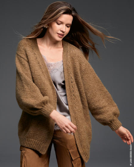 Anleitung Nr. 19878 Cardigan Top-Down aus Chapeau