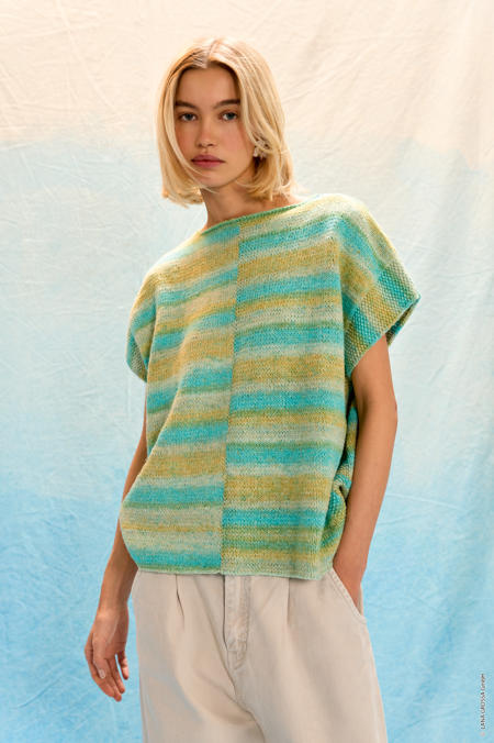 Anleitung Nr. 19648 Shirt aus Gomitolo Mambo (Lana Grossa)