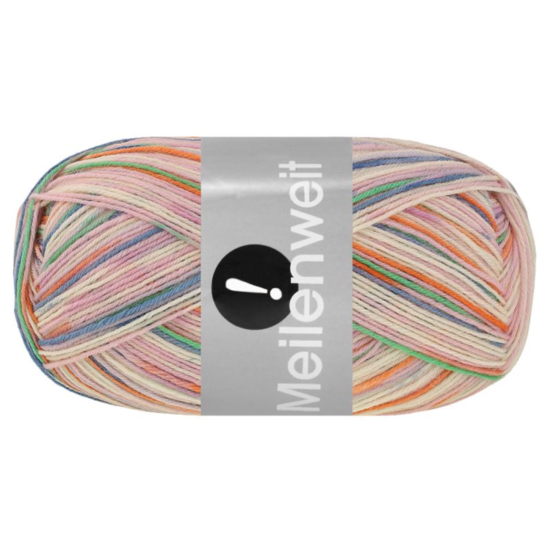 3045 Rosa/Altrosa/Orange/Grün/Blau/Ecru
