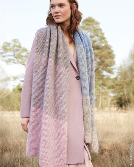 Anleitung Nr. 18779 Schal aus Natural Superkid Tweed
