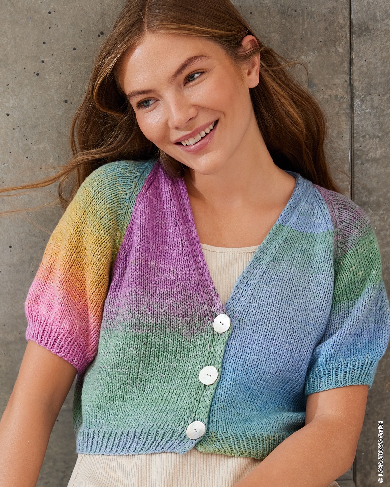 Raglan Jacke In Einem StÃ¼ck Stricken RAGLANJACKE Ecopuno Silkhair