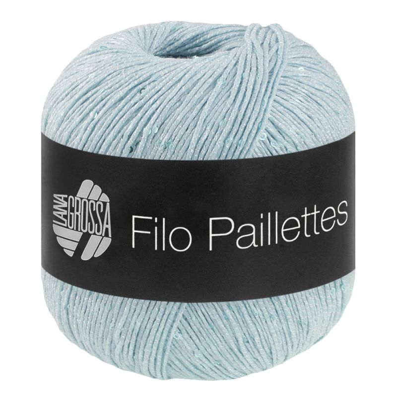 09 eisblau (Filo Pailettes)
