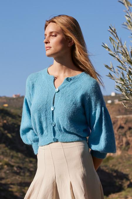 Anleitung Nr. 19476 Top-Down Jacke aus Setasuri Pearls