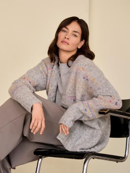Anleitung Nr. 18935 Cardigan aus Alpaca Air II & Cassata