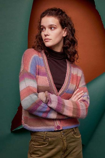Anleitung Nr. 18884 Jacke "Shirley" aus Aurora (Lang Yarns)