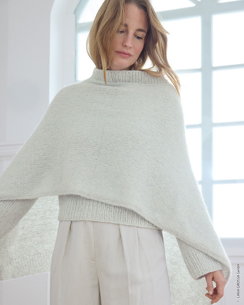 Anleitung Nr. 19832 Poncho aus Alpaca Air II