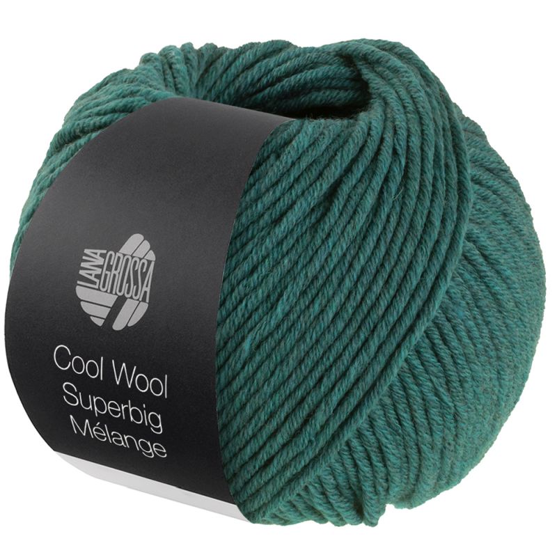 210 Dunkelgrün meliert (Cool Wool Superbig Melange)