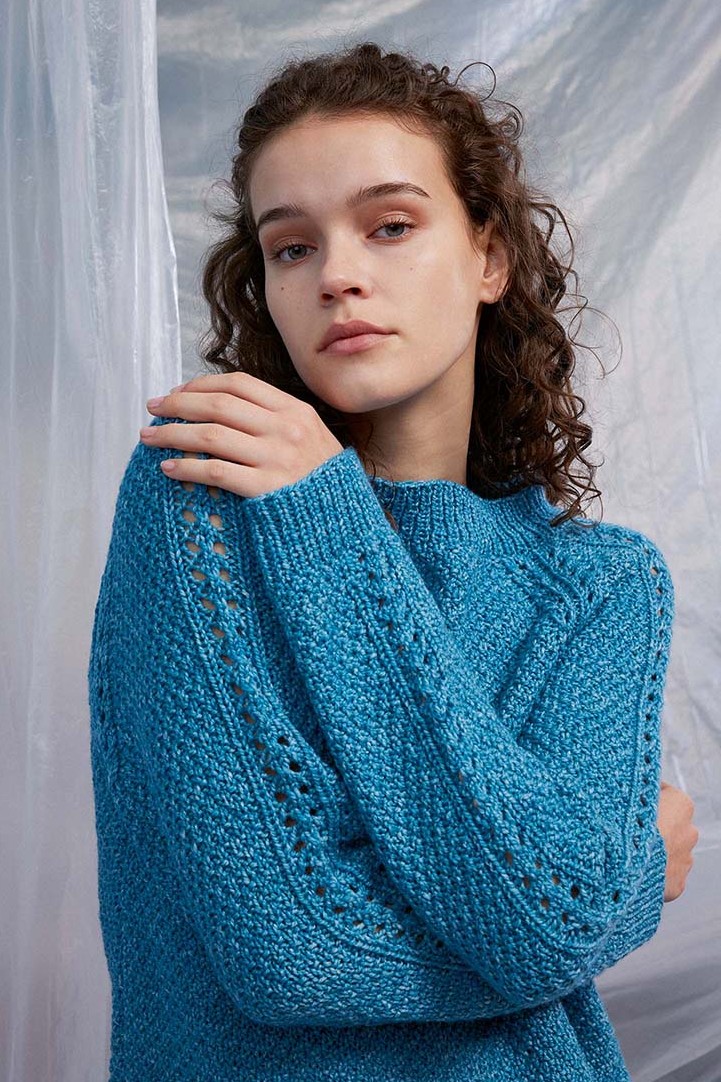 Anleitung Nr. 18862 Pullover "Bess" aus Fortuna (Lang Yarns)