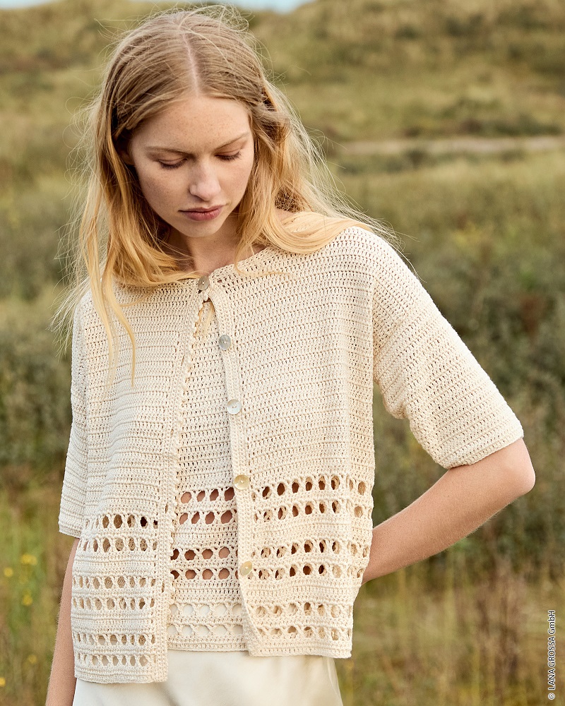 Anleitung Nr. 18310 Jacke aus Summer Cashmere