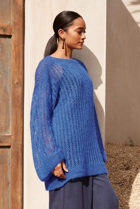 Anleitung Nr. 19472 Sweater aus Natural Superkid Tweed