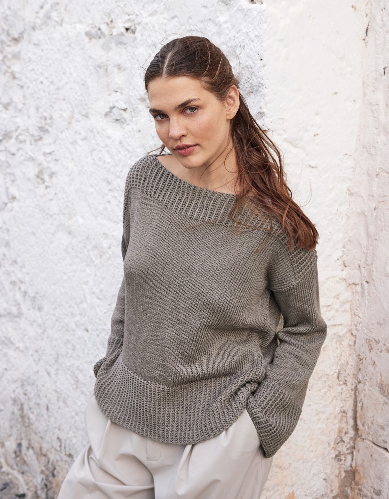 Anleitung Nr. 18429 Pullover aus Cotton Silk