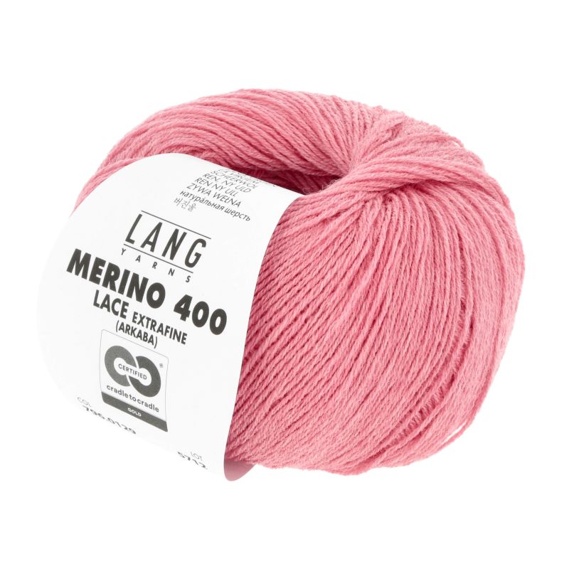 796.0129 kaugummi melange (Merino 400 Lace)
