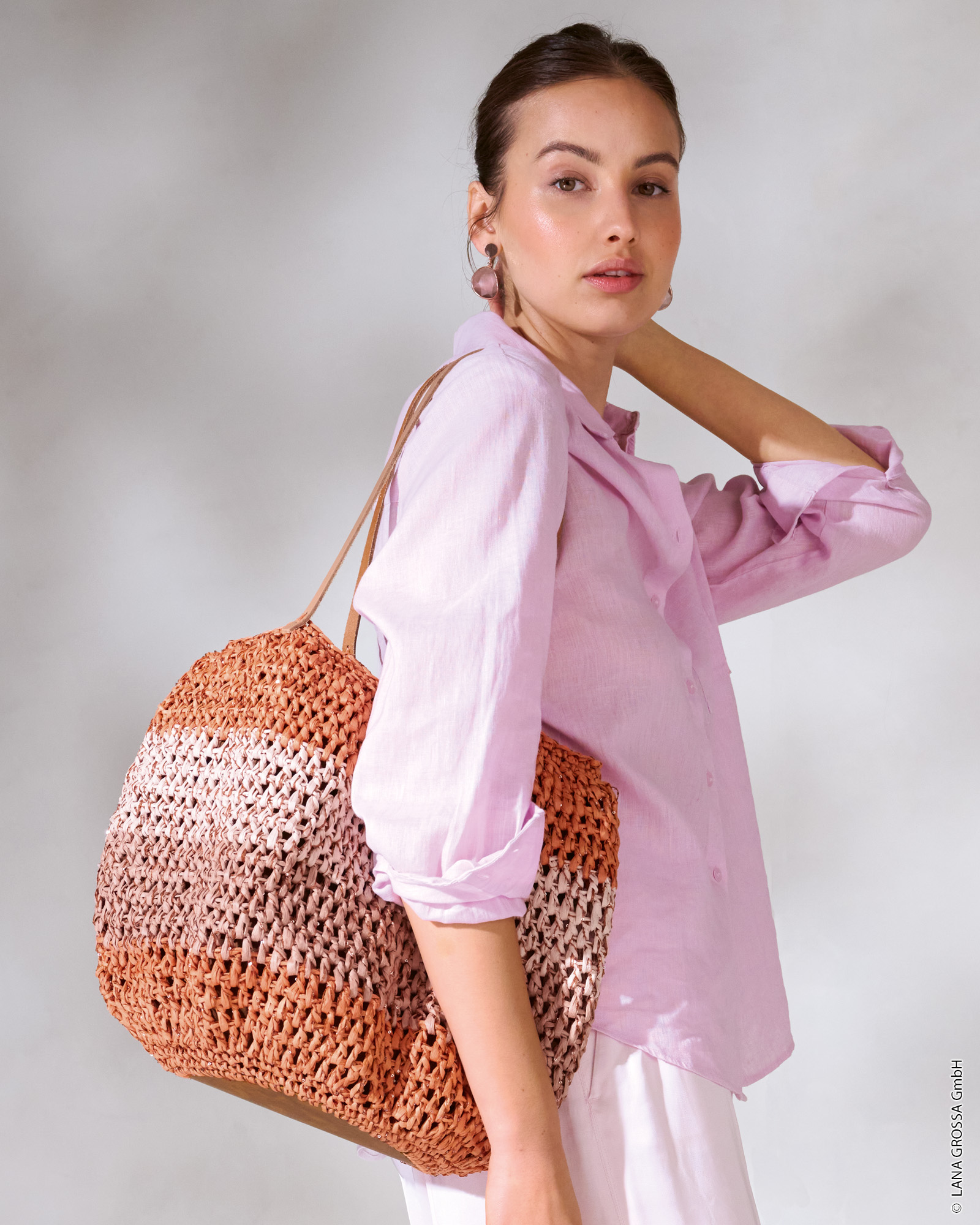 Anleitung Nr. 19675 Netztasche aus The Bast & Glamour (Lana Grossa)
