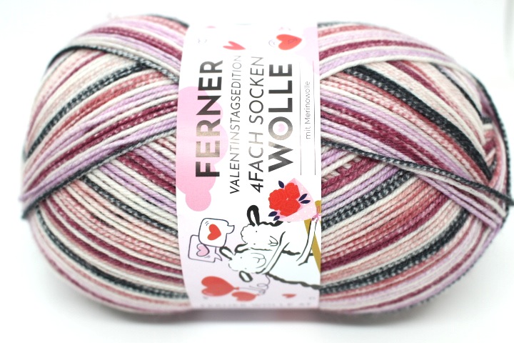 Lungauer Sockenwolle 4-fach Valentinsedition (Ferner Wolle)