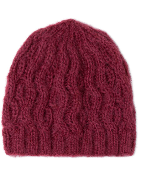 Anleitung Nr. 20061 Zopfmütze aus Mohair di Gio