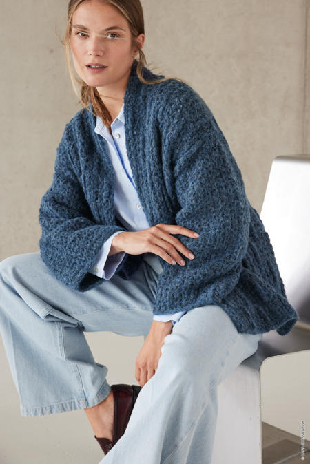 Anleitung Nr. 19004 Häkel-Cardigan aus Alpaca Air II