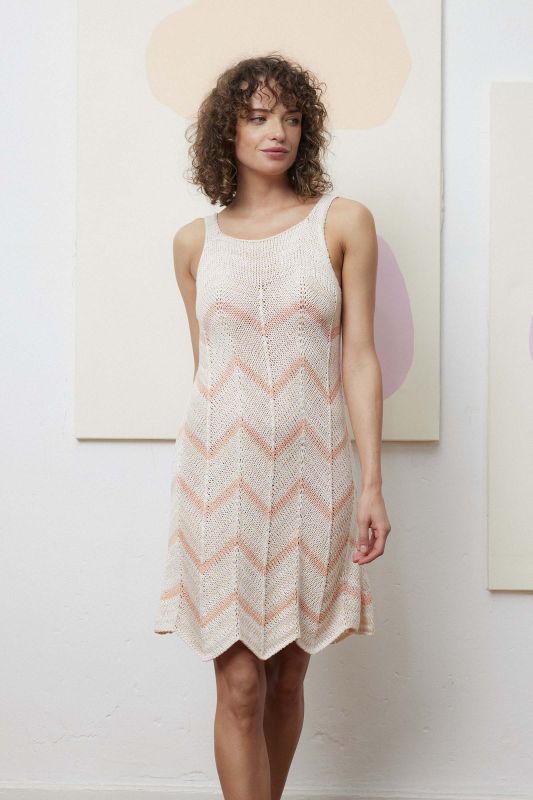 Anleitung Nr. 19422  Kleid "Elaine" aus Belle (Lang Yarns)