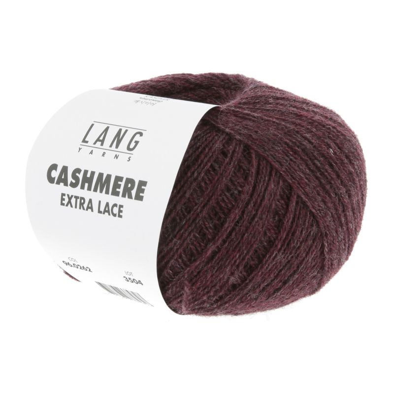 96.0262 weinrot melange (Cashmere Extra Lace)