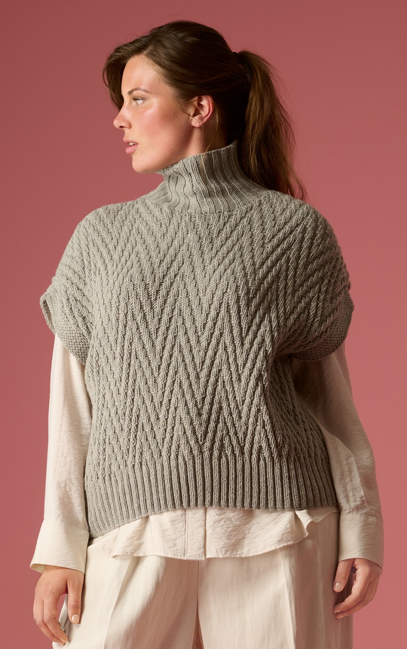 Anleitung Nr. 19945 Pullunder aus Cashmere Kiss
