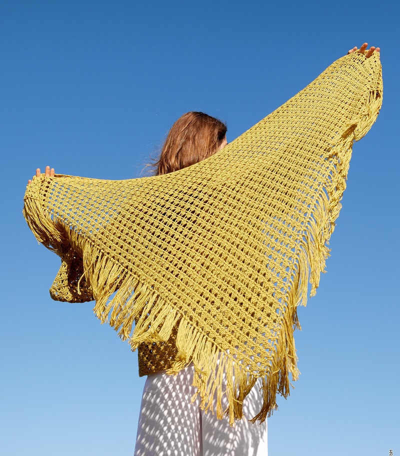 Anleitung Nr. 19577 Dreieckstuch aus Diversa (Lana Grossa)