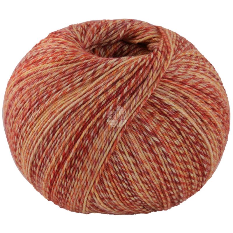 1012 Rost/Dunkelrot/Gelb/Orange/Creme meliert (Vintage Socks)