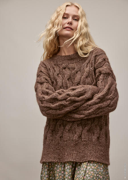 Anleitung Nr. 19253 Sweater aus Natural Alpaca Pelo & Natural Superkid Tweed
